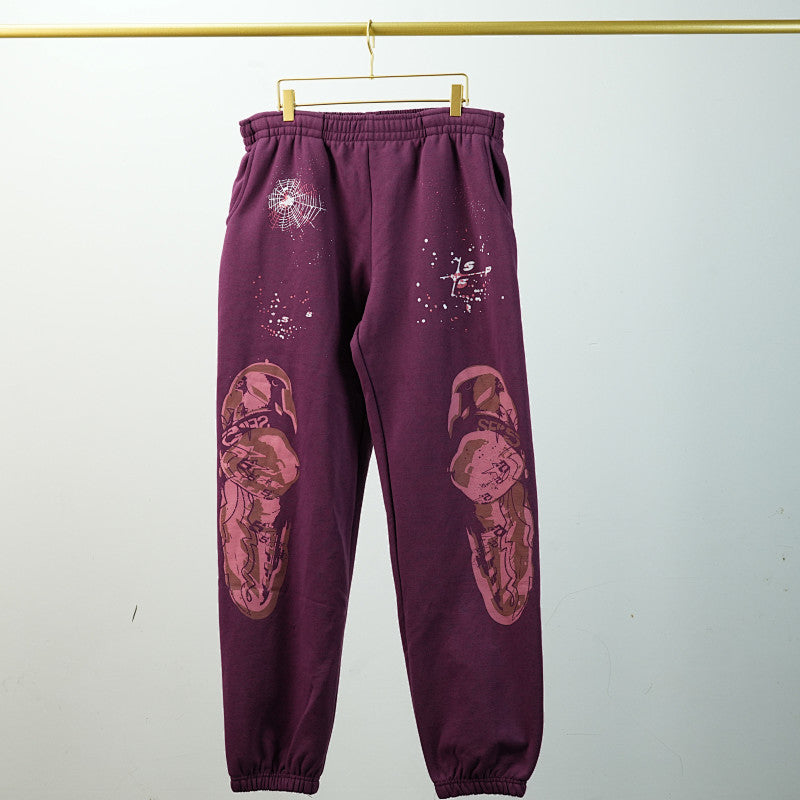 Sp5Der Nocturnal Highway Sweatpant Dark Purple