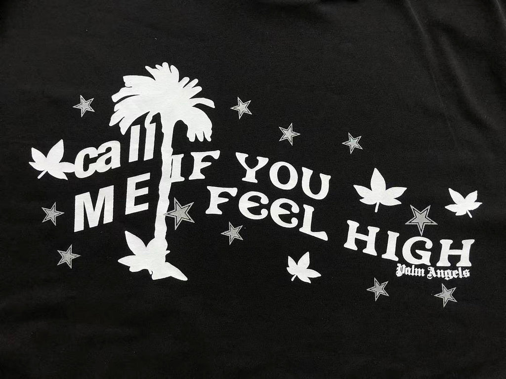 Black High Graphic Palm Angels T-Shirt