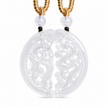 Dragon & Phoenix Hollow Design Aaget Pendant Set – Unity. Love & Lifelong Bond