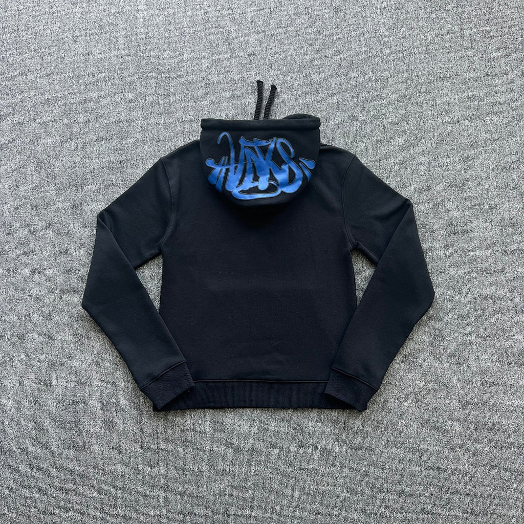 Hoodie Set Black Blue