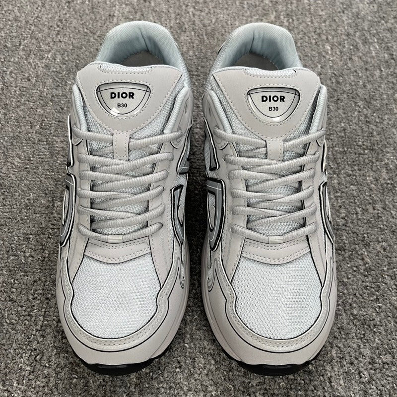 Dior B30 Sneaker — Grey Silver