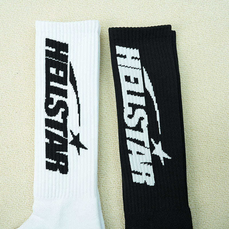 Hellstar Classic Socks (2 Pack) White/Black