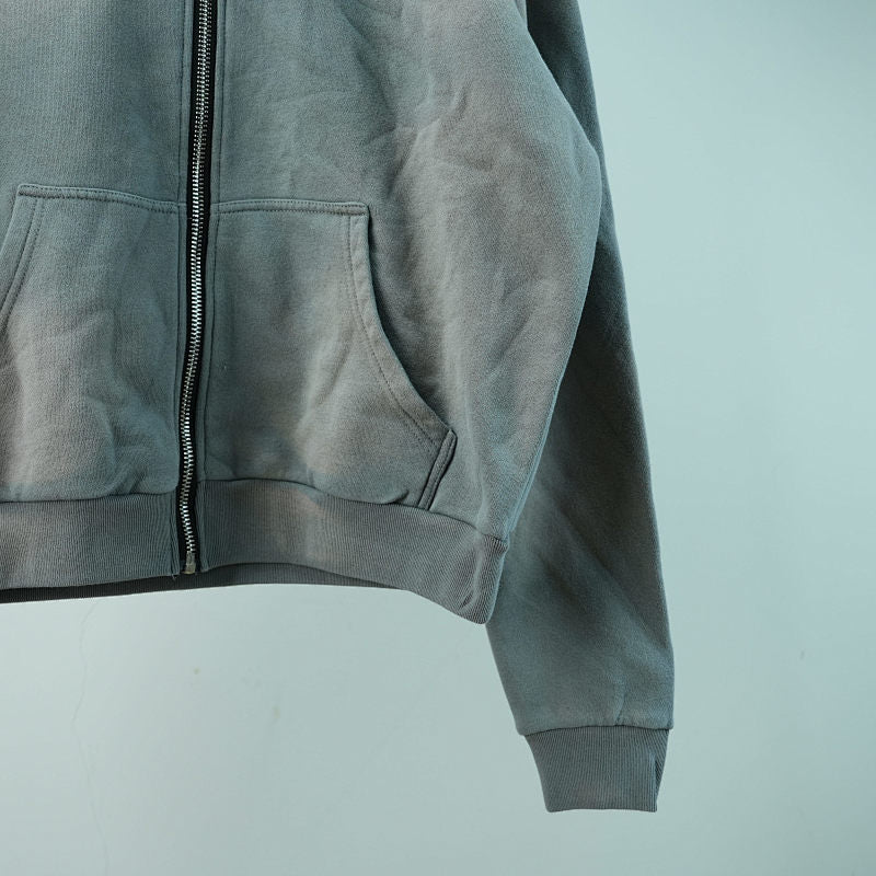 Hellstar Studios Zip Hoodie Gray