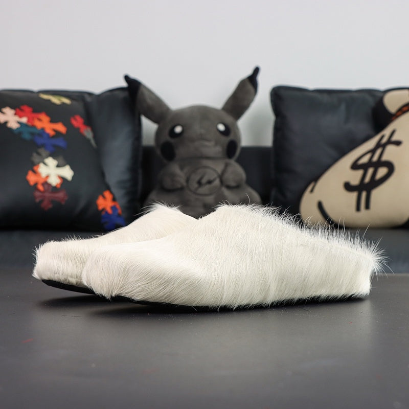 Marni Fussbett Sabot - White Fur
