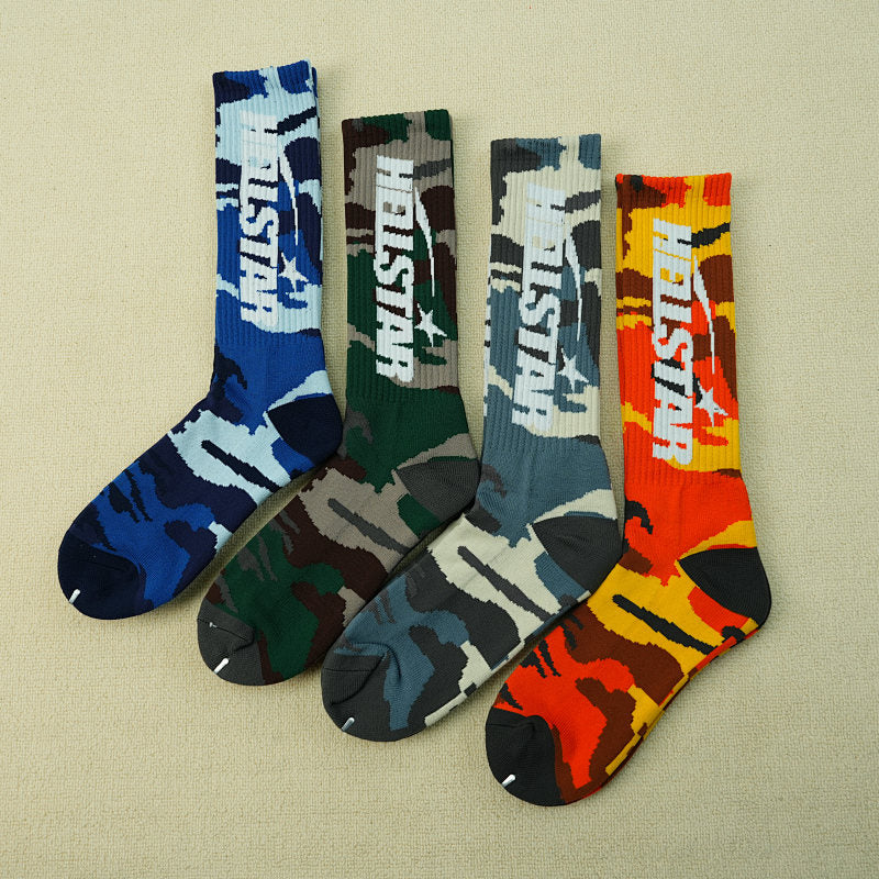Hellstar Logo Socks (4 Pack) Camo