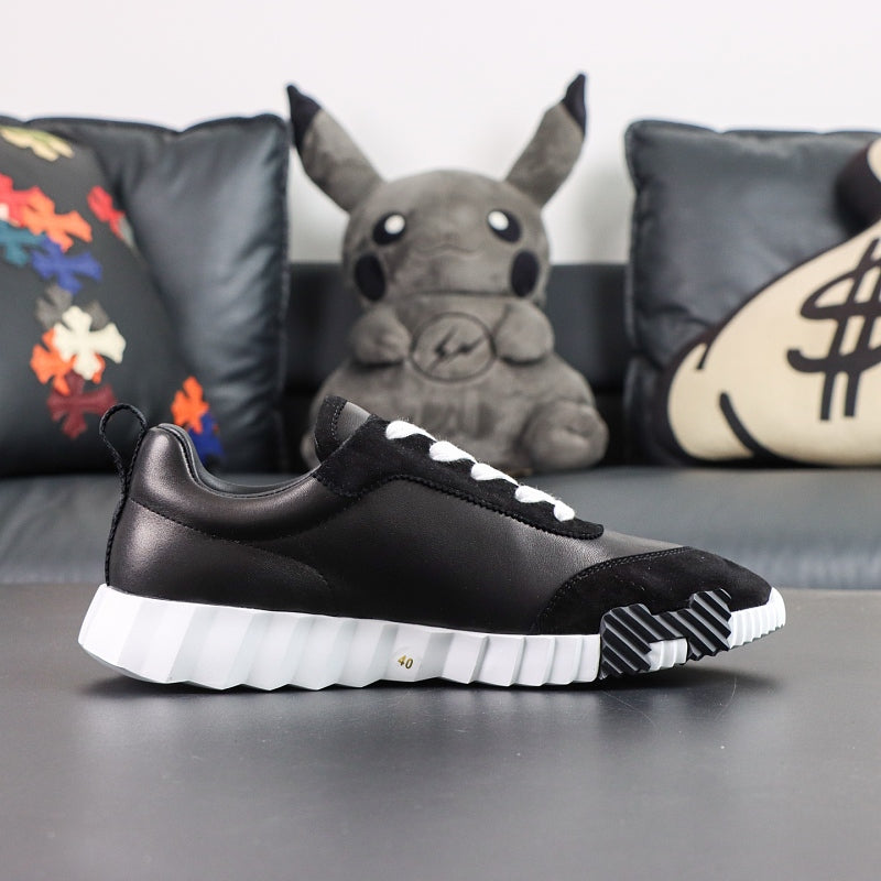 Hermes Bouncing Sneaker - Black/Orange