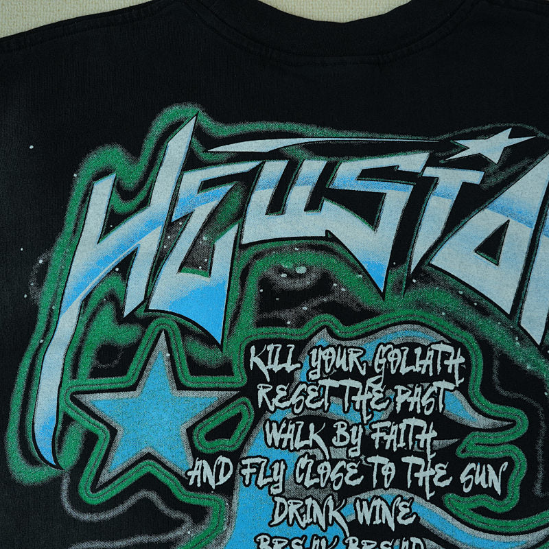 Hellstar The Future T-Shirt Black/Blue