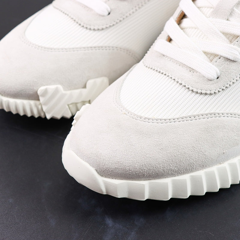 Hermes Bouncing Sneaker - White/Grey Red Pull Tab