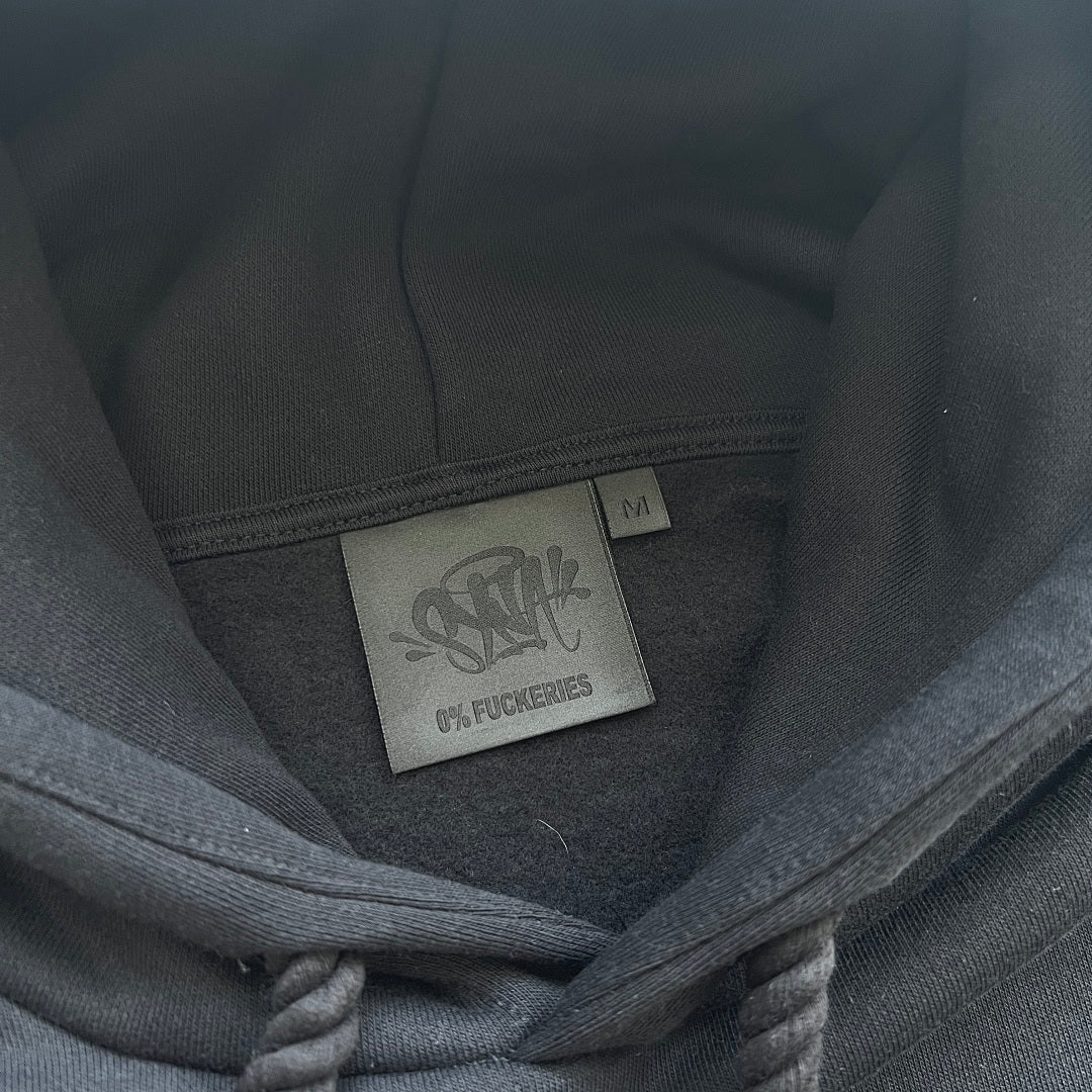 Hoodie Set Black Blue