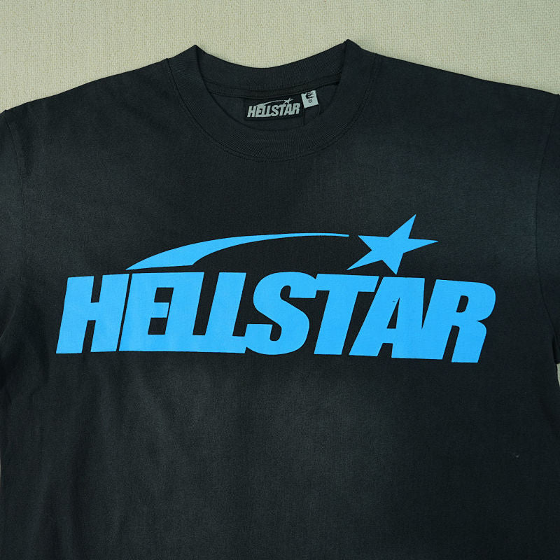 Hellstar Classic T-Shirt (Regular Print) Black/Bue
