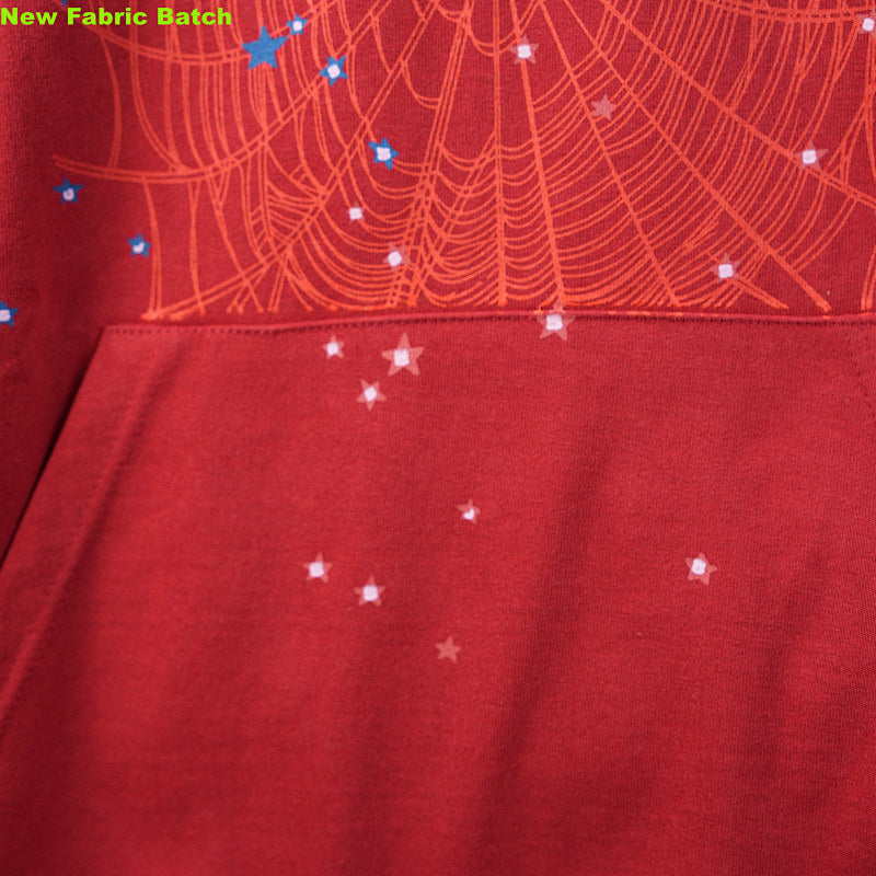 Sp5Der Worldwide Red Angel Number 555 Hoodie