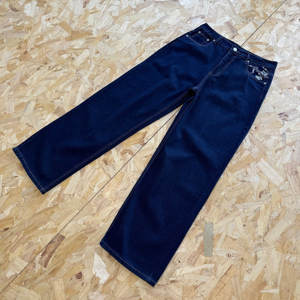 Derschutze Blossom Selvedge - Indigo