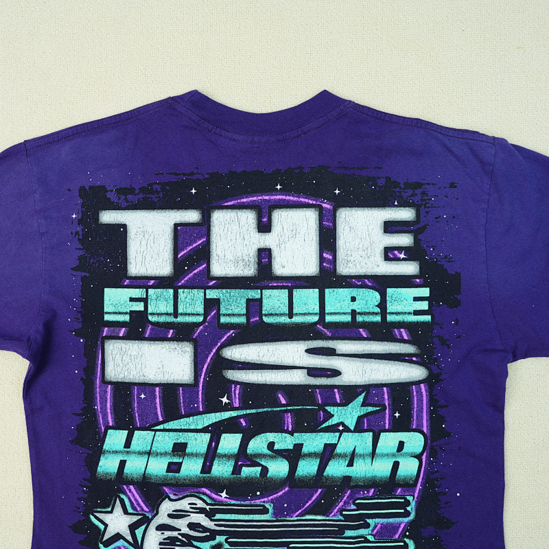 Hellstar Goggles T-Shirt Purple