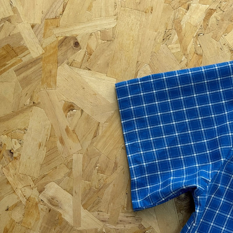 Mertra Plaid Shirt - Blue