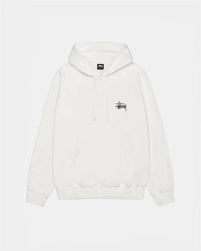 Stüssy Pullover Hoodie - Black/Cream