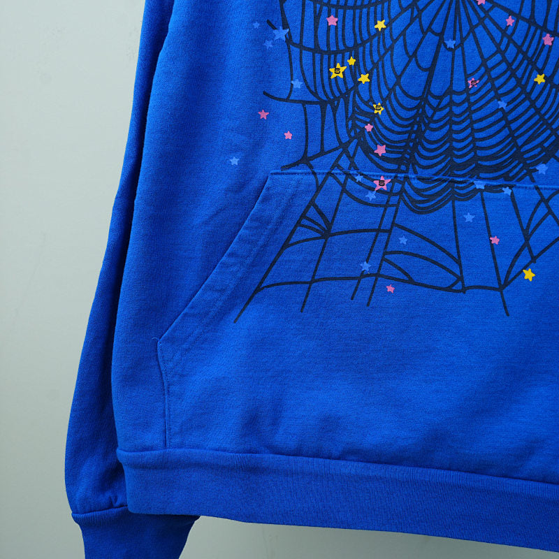 Sp5der TC Hoodie Blue