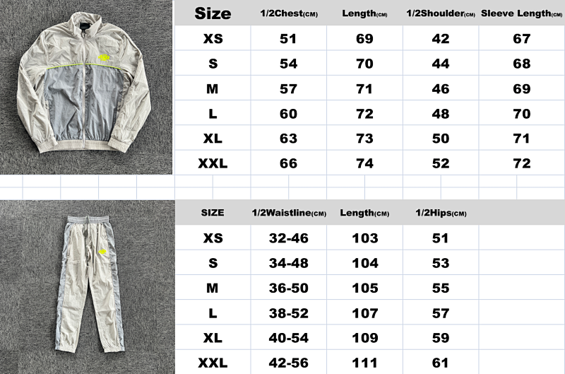 Syna-World Shell Tracksuit - Grey/Green
