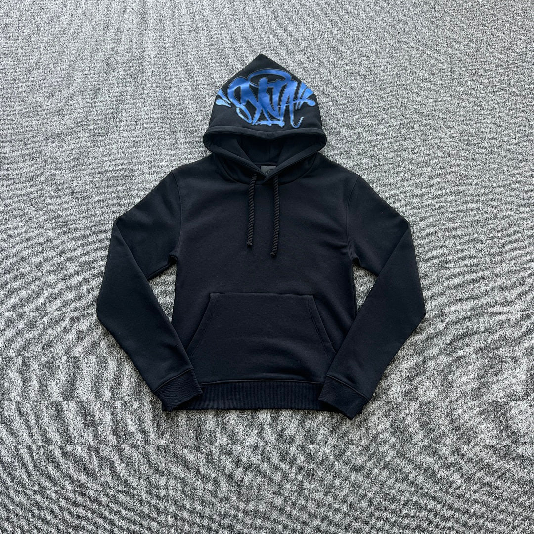 Hoodie Set Black Blue