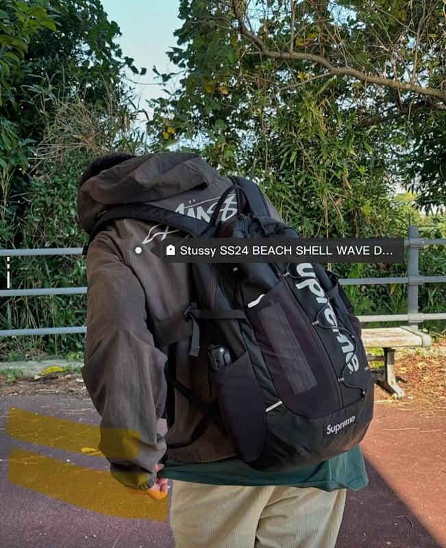 Supreme Logo Reflective Backpack