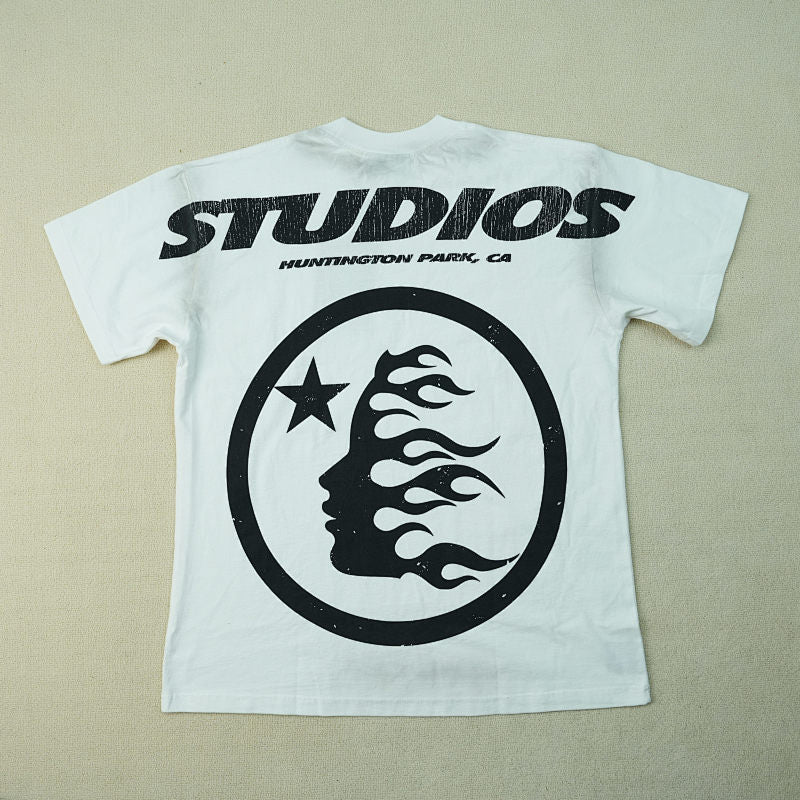 Hellstar Studios Cartoon Logo T-Shirt Gray