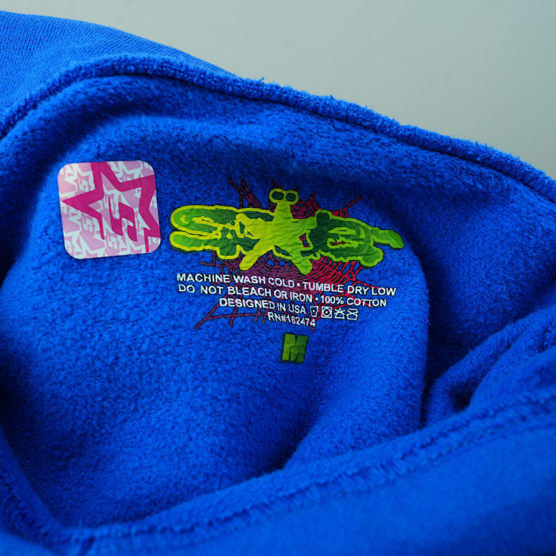 Sp5der TC Hoodie Blue