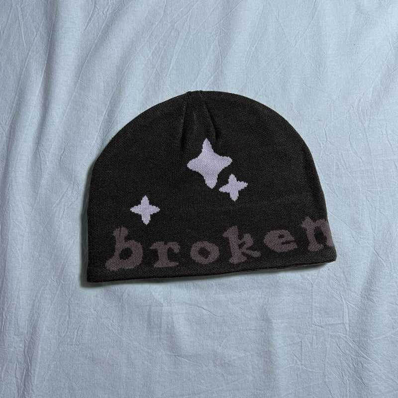 Broken Planet Beanies - Navy/Brown