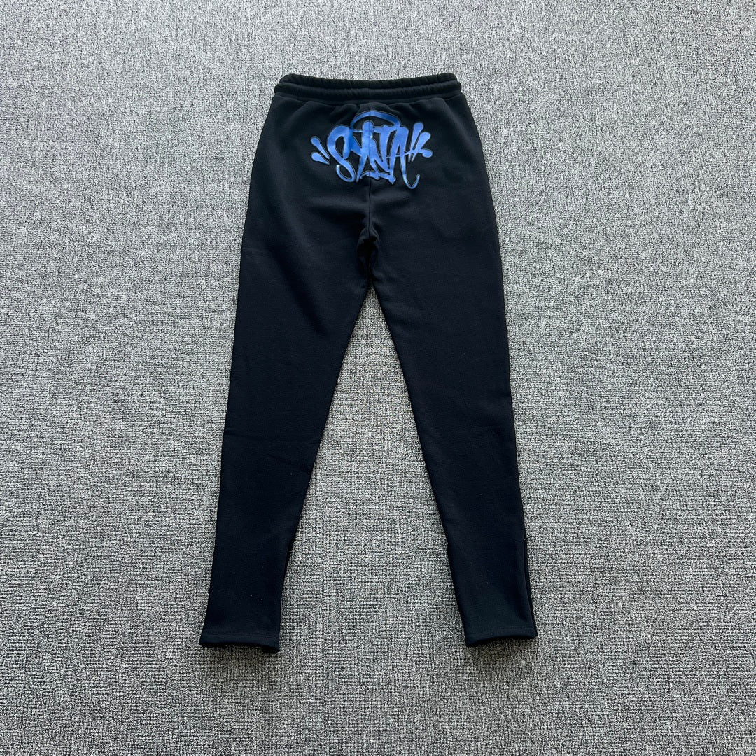 Hoodie Set Black Blue
