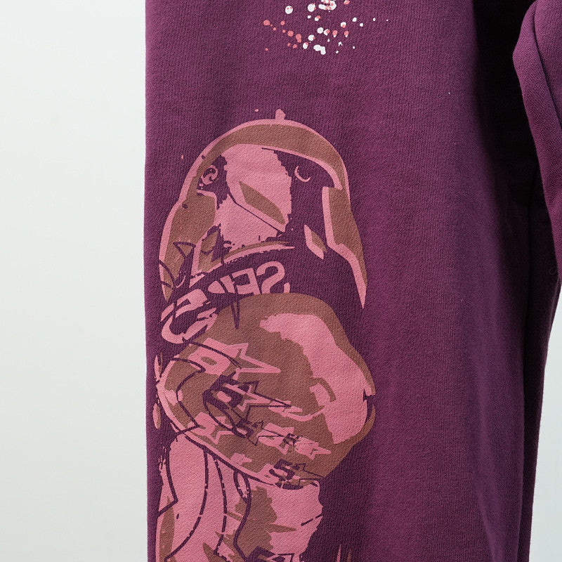 Sp5Der Nocturnal Highway Sweatpant Dark Purple