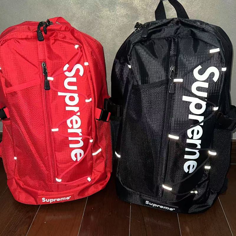 Supreme Logo Reflective Backpack