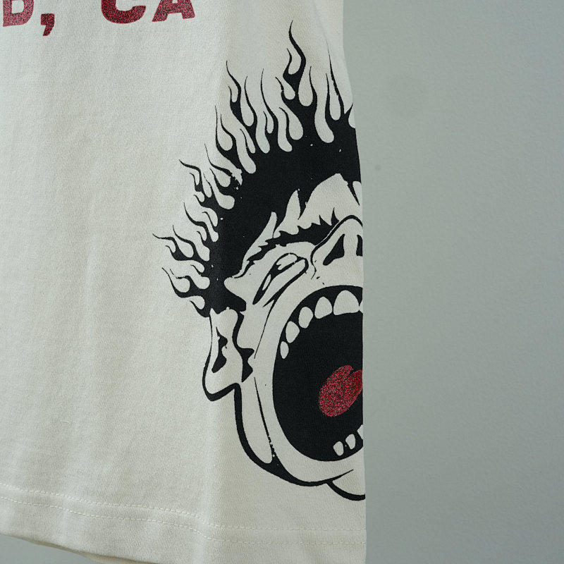 Hellstar Records T-Shirt Off-White