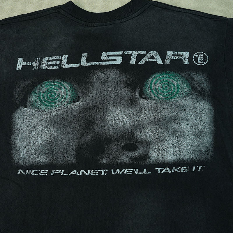 Hellstar Attacks T-Shirt Black