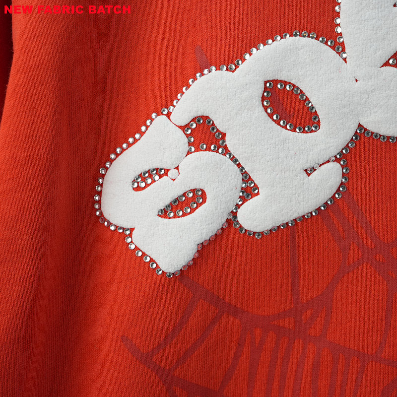 Sp5Der Websuit Hoodie Orange