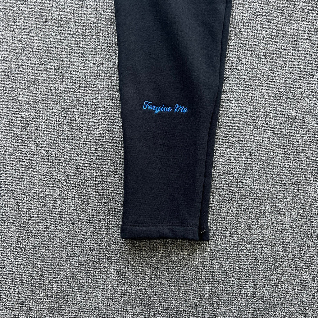 Hoodie Set Black Blue