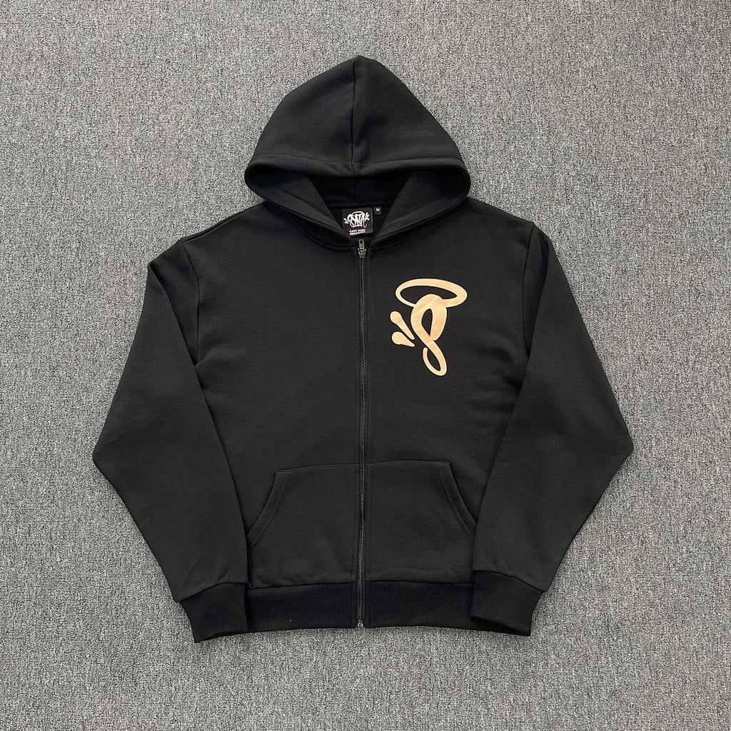 Zip Hoodie Rose Gold