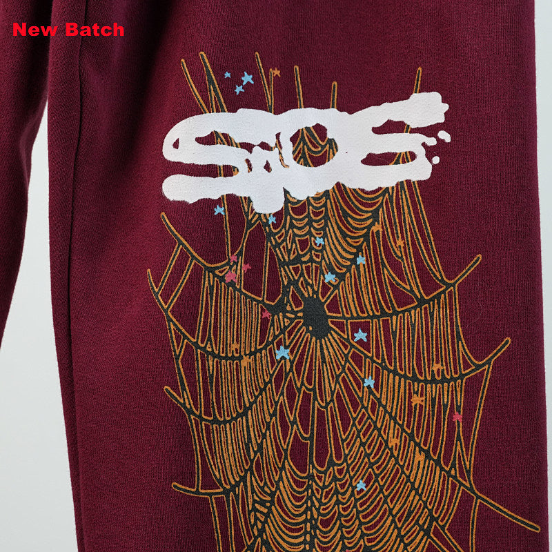 Sp5Der Logo Sweatpant Maroon
