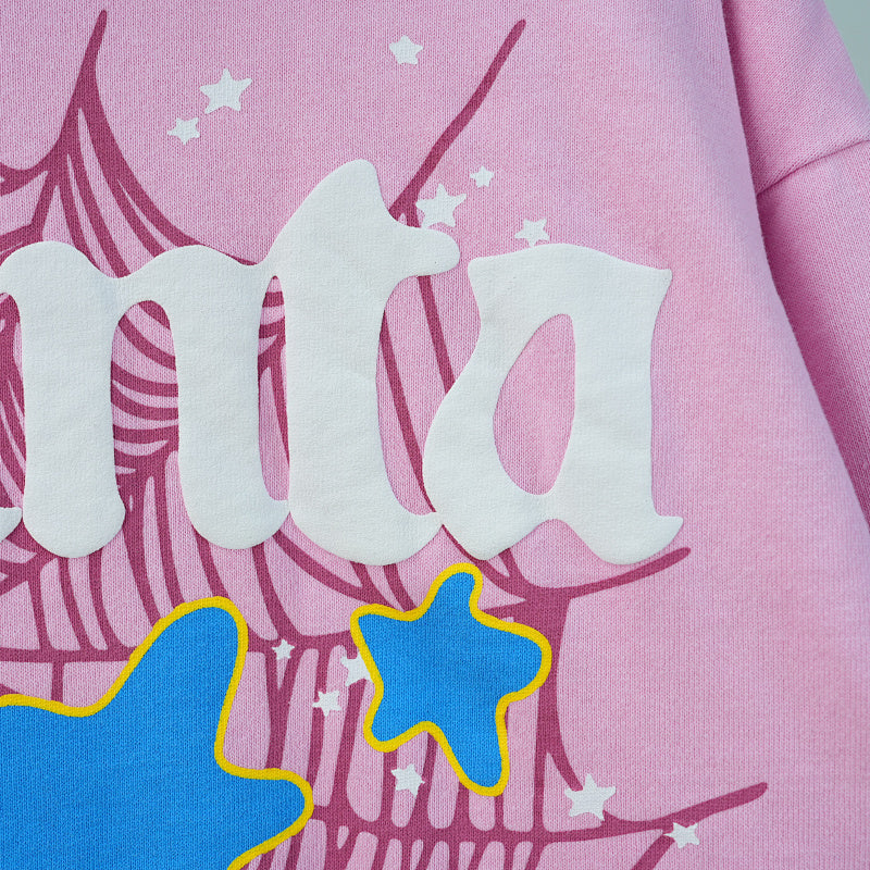Sp5der Atlanta Hoodie Pink