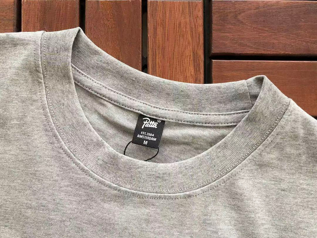 Grey Pink Graphic Patta T-Shirt