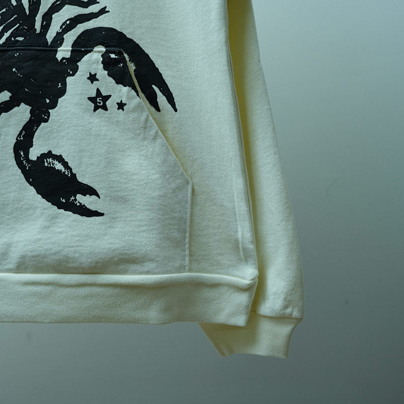 MTS X SP5DER Scorpion Hoodie Cream