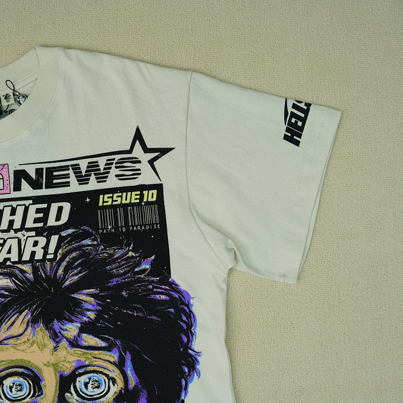 Hellstar Breaking News T-Shirt White