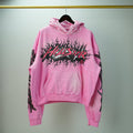 Hellstar Brainwashed With Brain Hoodie Pink