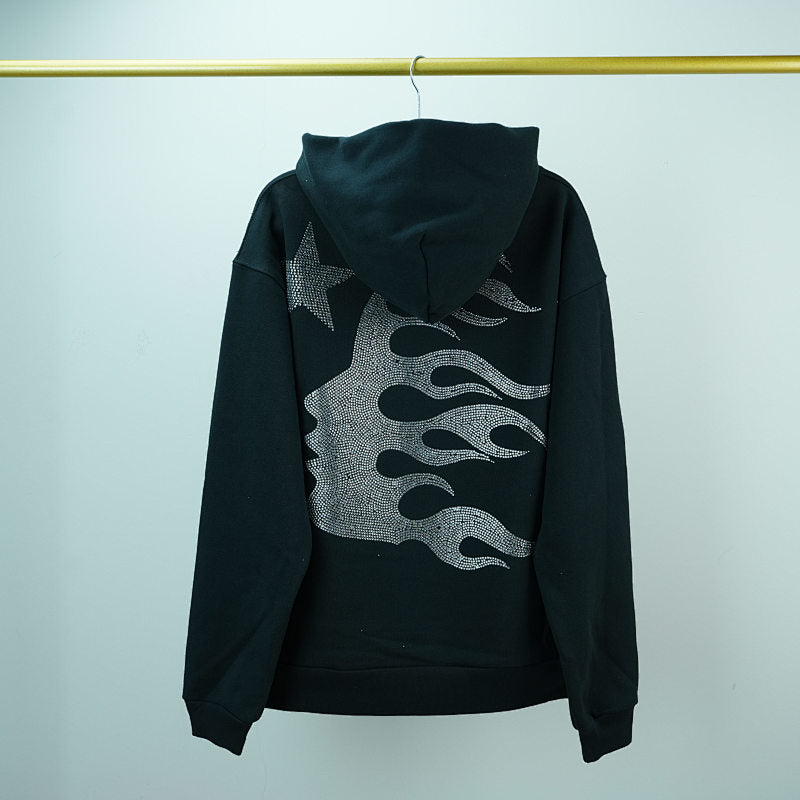 Hellstar Rhinestone Starfire Hoodie
