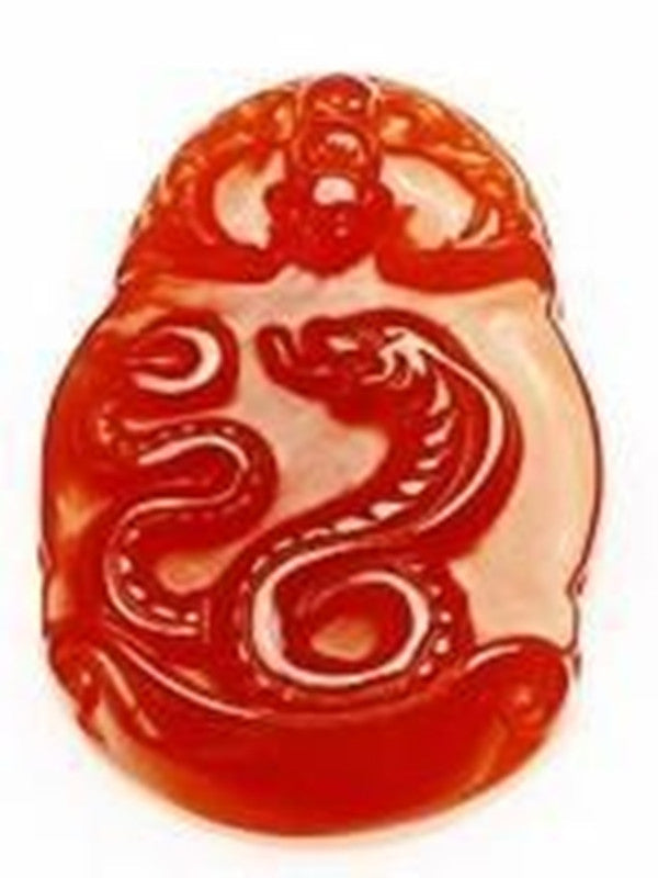 Natural Red Agate 12 Chinese Zodiac Pendant