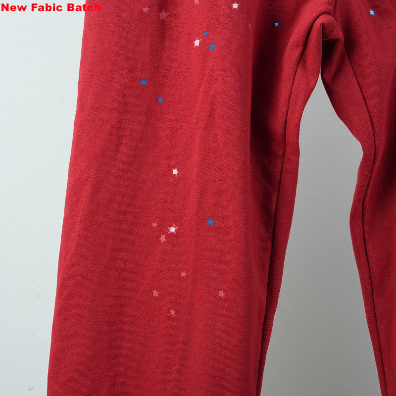 Sp5Der Worldwide Red Angel Number 555 Sweatpants