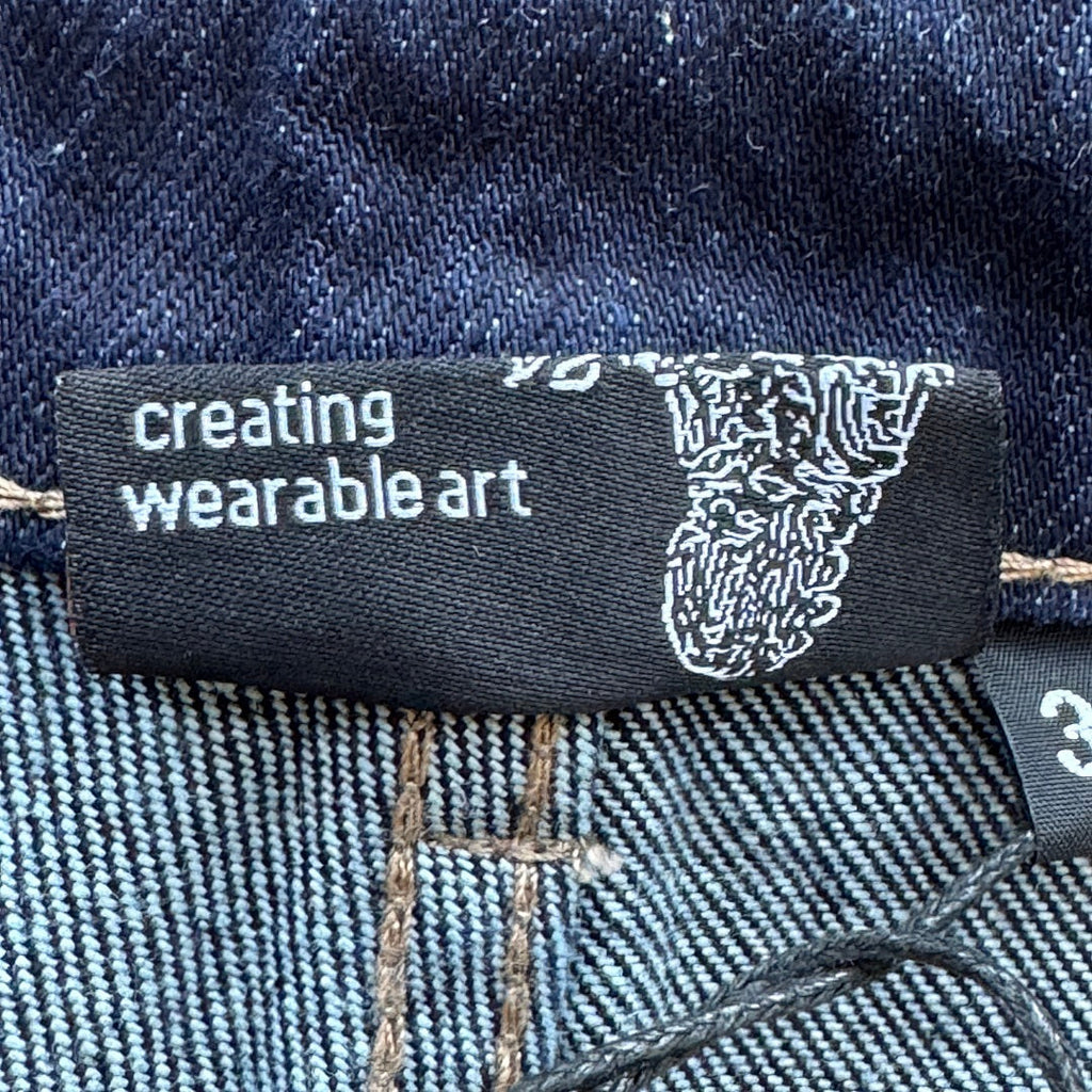Derschutze Blossom Selvedge - Indigo