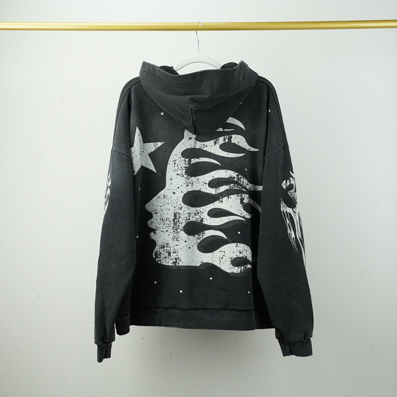 Hellstar Racer Hoodie Sweatshirt Vintage Black