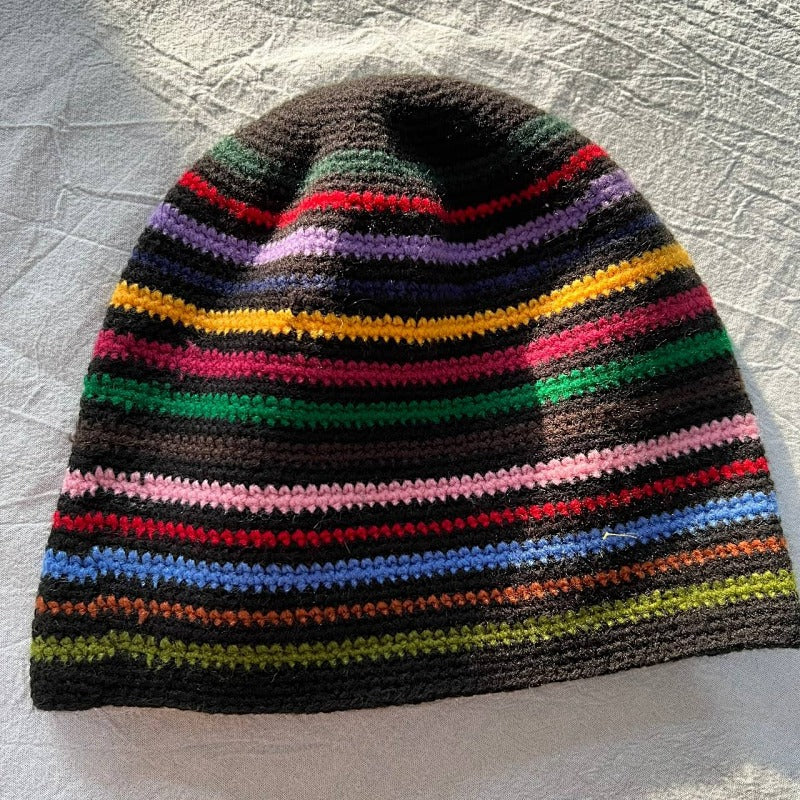 Striped Beanies - Multicolor