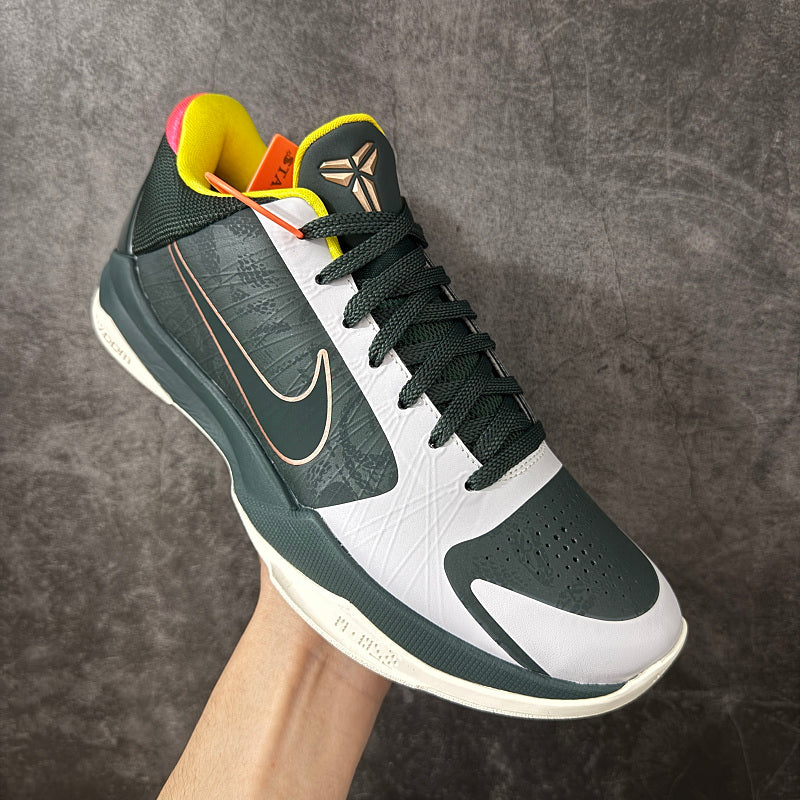 Nike Kobe 5 Protro - Undefeated White/Teal/Red