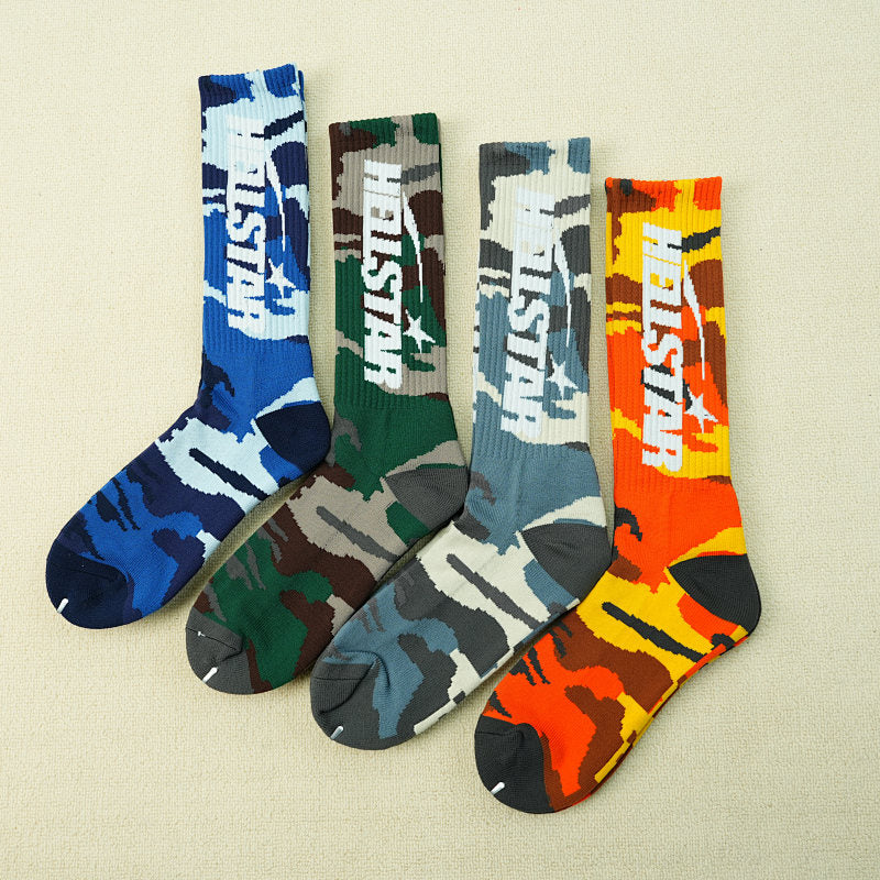 Hellstar Logo Socks (4 Pack) Camo