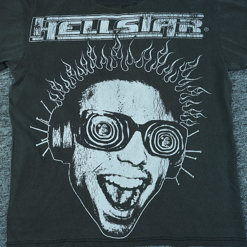 Hellstar Studios Rage Short Sleeve Tee Shirt Black