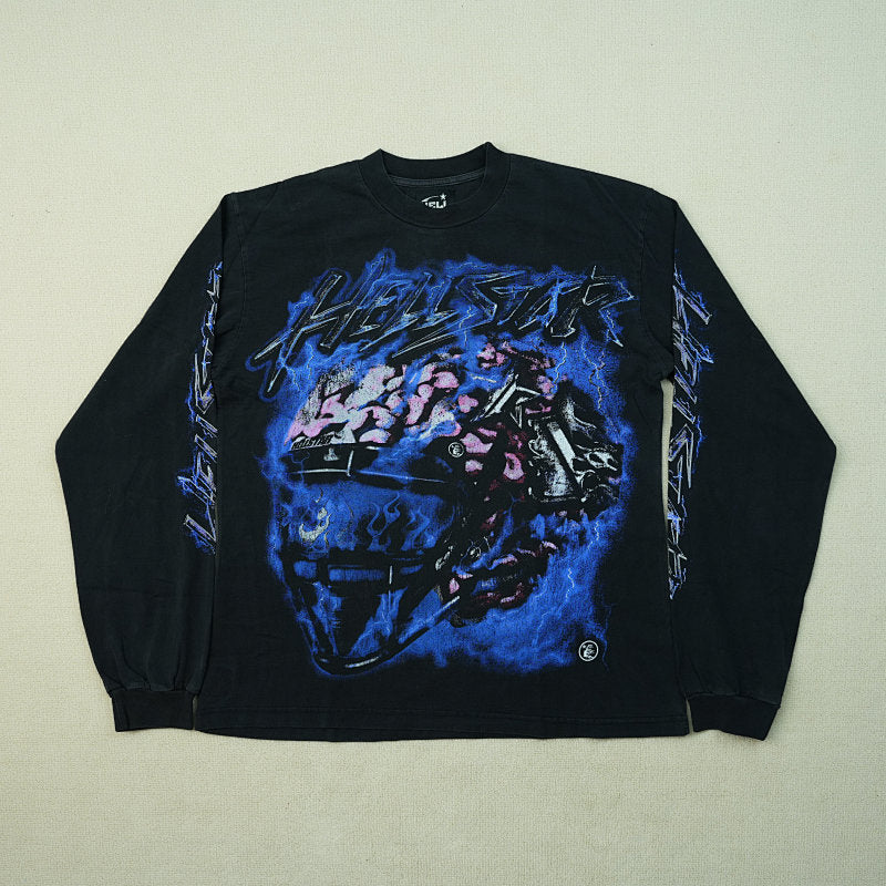 Hellstar Powered By The Star L/S Tee Black